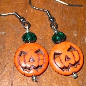 Jack O’ Lantern Earrings.